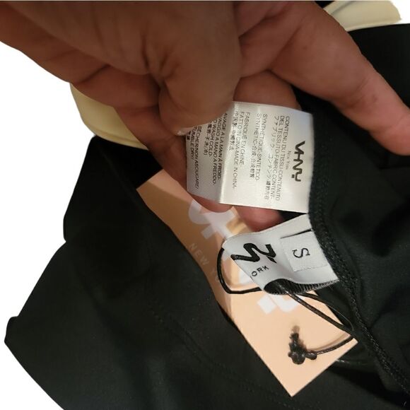 VHNY Vivienne Hu Black Stretch Bodycon Button  Down Dress Size S - Picture 7 of 9